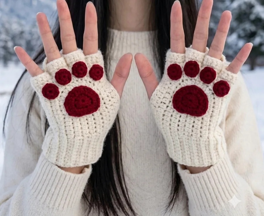 Paw hand gloves — 1