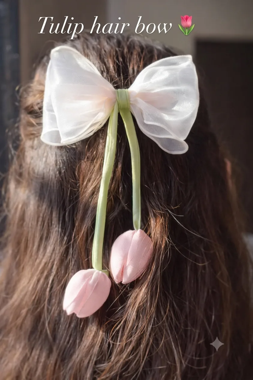 Tulip hairbow — 2