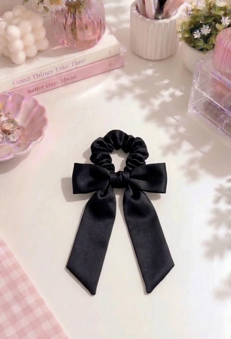 Tail bow scrunchies — 3