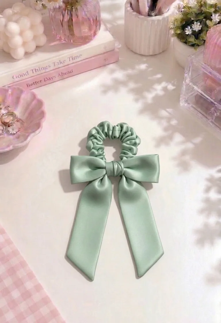 Tail bow scrunchies — 1